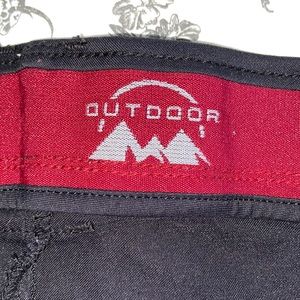 Black Wrangler hiking pants